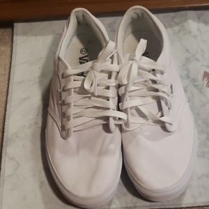 Mens white Van's